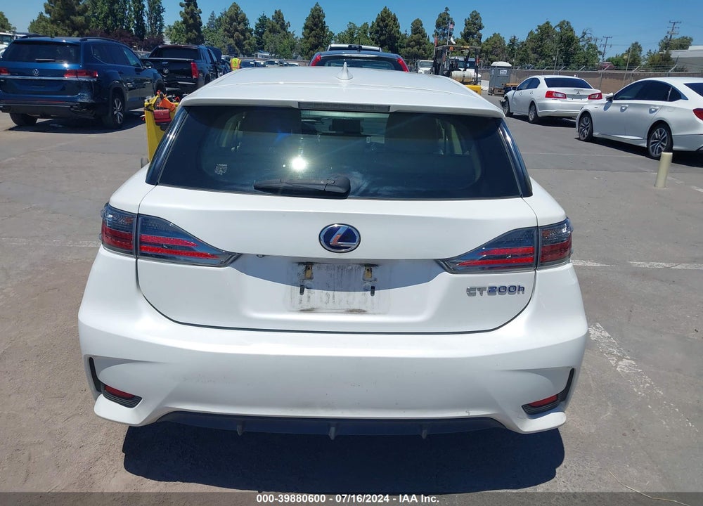 2014 LEXUS CT 200H VIN: JTHKD5BH7E2194078