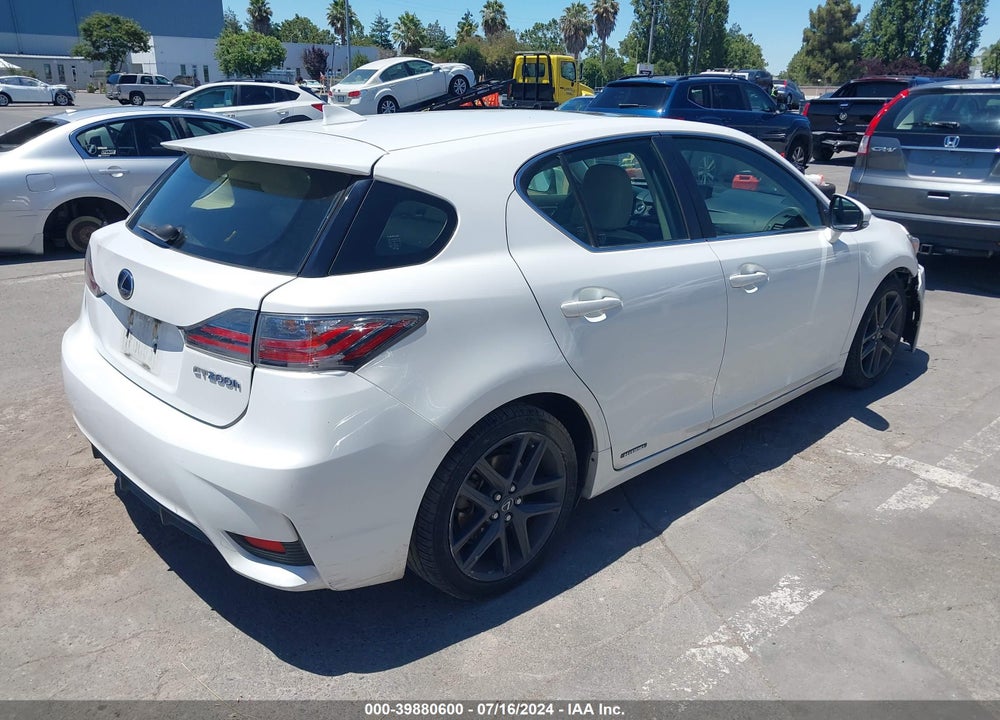 2014 LEXUS CT 200H VIN: JTHKD5BH7E2194078