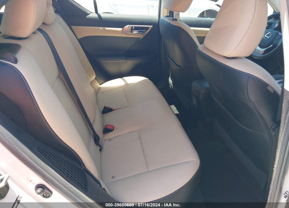 2014 LEXUS CT 200H VIN: JTHKD5BH7E2194078