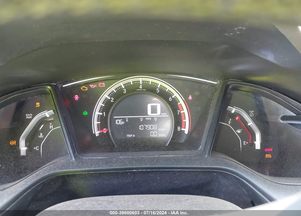 2018 HONDA CIVIC SPORT VIN: SHHFK7G44JU203061