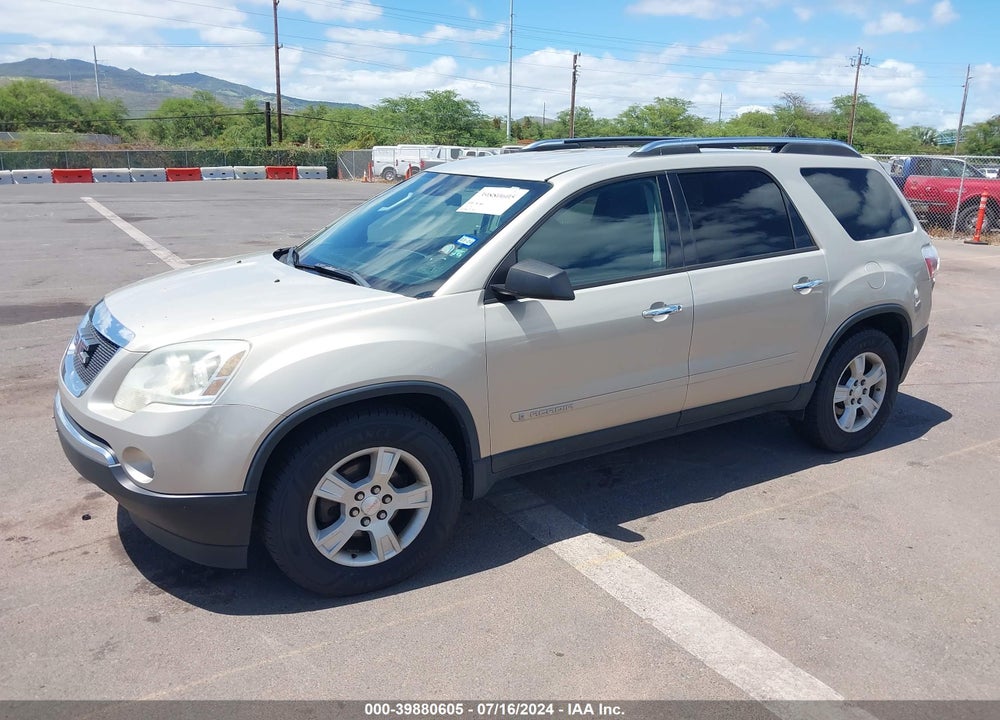 2008 GMC ACADIA SLE-1 VIN: 1GKEV137X8J284818