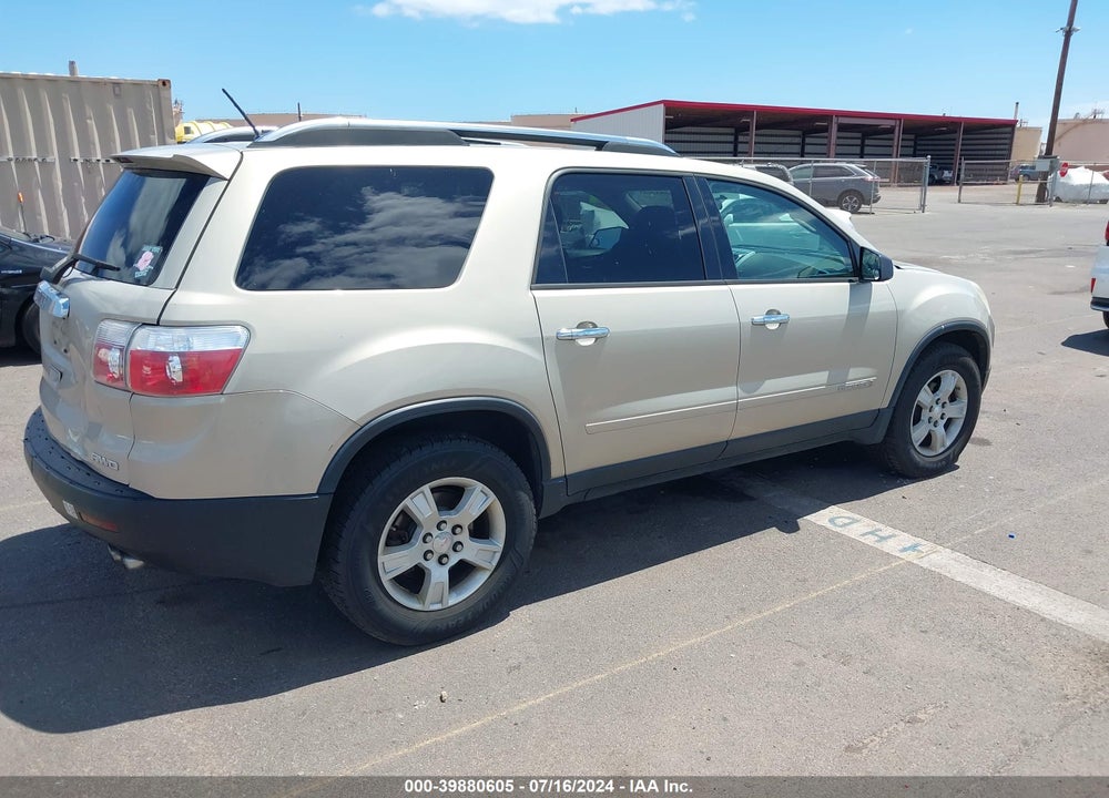 2008 GMC ACADIA SLE-1 VIN: 1GKEV137X8J284818