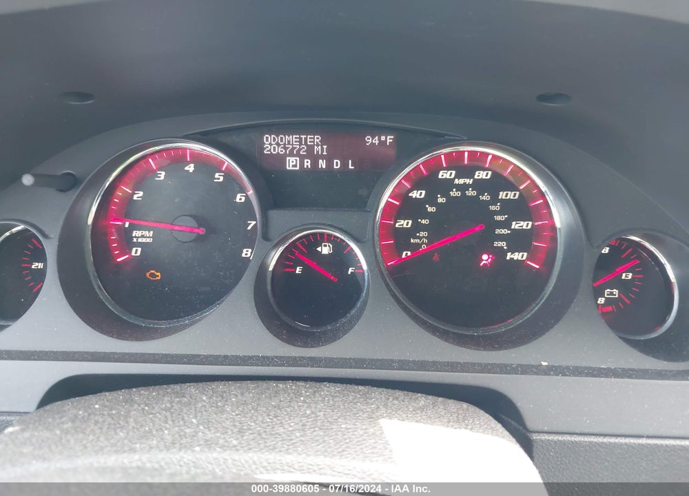 2008 GMC ACADIA SLE-1 VIN: 1GKEV137X8J284818