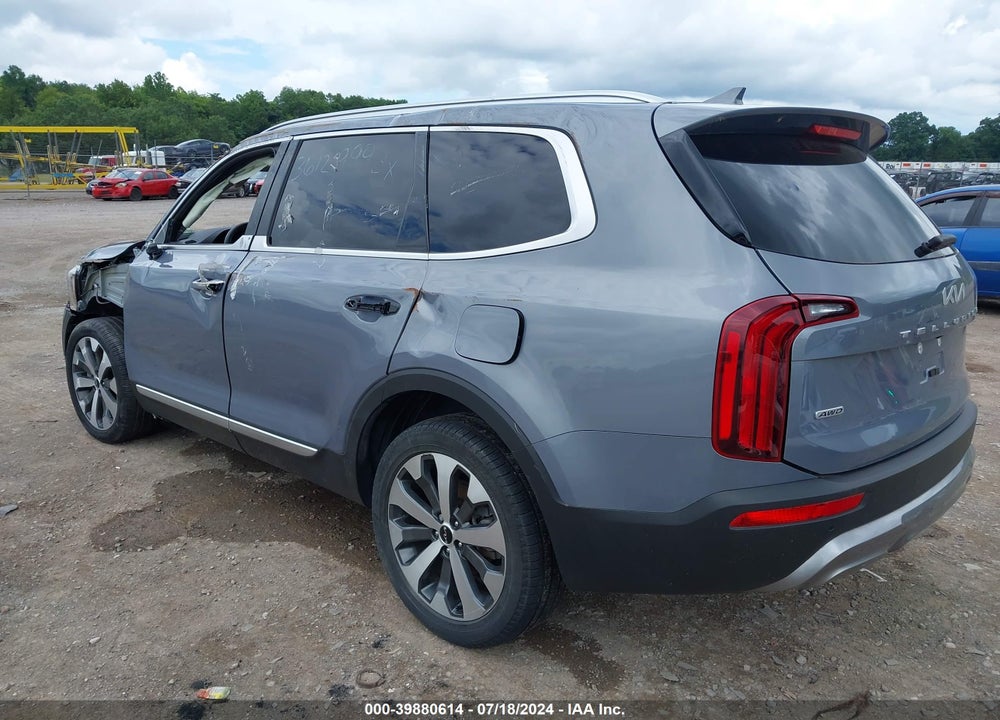2022 KIA TELLURIDE VIN: 5XYP6DHC0NG236202