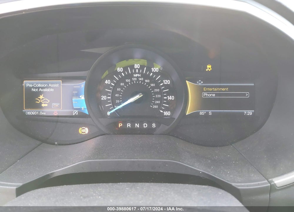 2020 FORD EDGE SEL VIN: 2FMPK3J97LBB27592