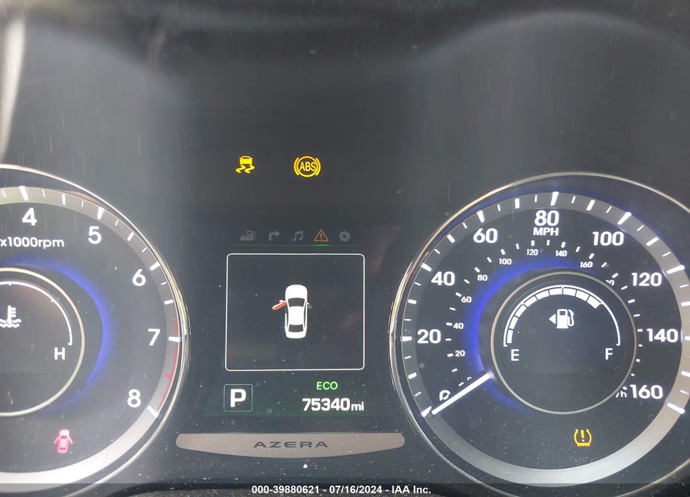 2017 HYUNDAI AZERA VIN: KMHFG4JG4HA585756