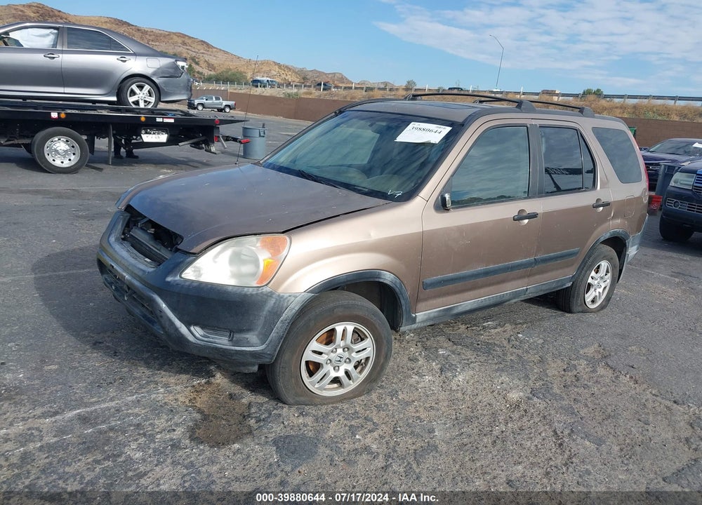 2002 HONDA CR-V EX VIN: JHLRD78822C080730