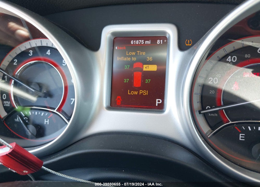 2013 DODGE JOURNEY VIN: 3C4PDCBG9DT636925