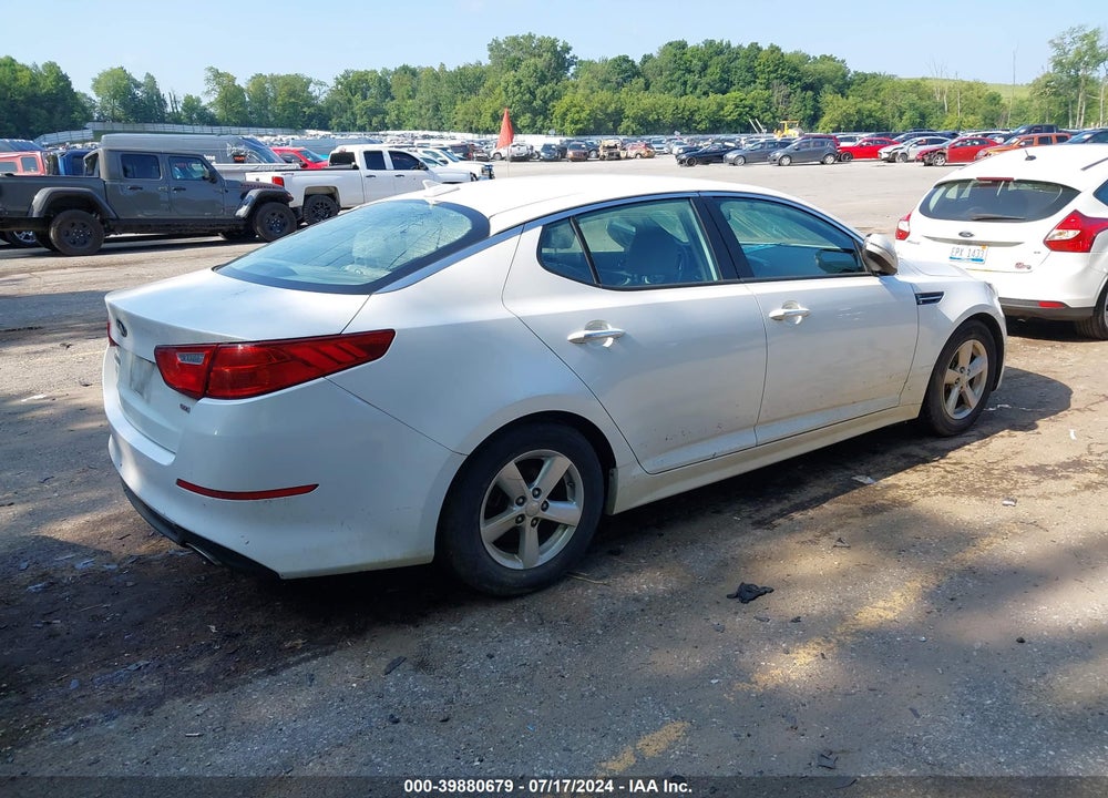 2015 KIA OPTIMA LX VIN: KNAGM4A70F5630941