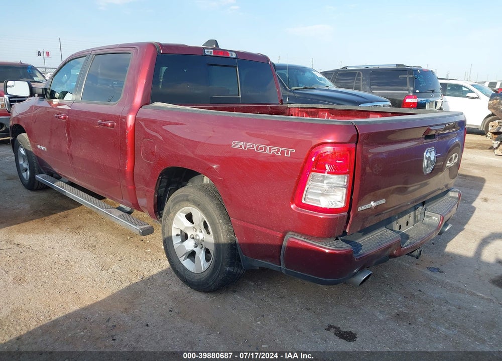 2022 RAM 1500 LONE STAR 4X2 5'7 BOX VIN: 1C6RREFT2NN276953