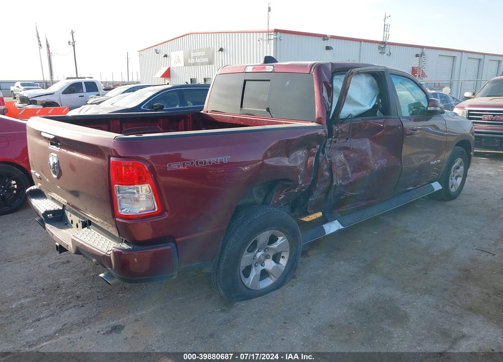 2022 RAM 1500 LONE STAR 4X2 5'7 BOX VIN: 1C6RREFT2NN276953