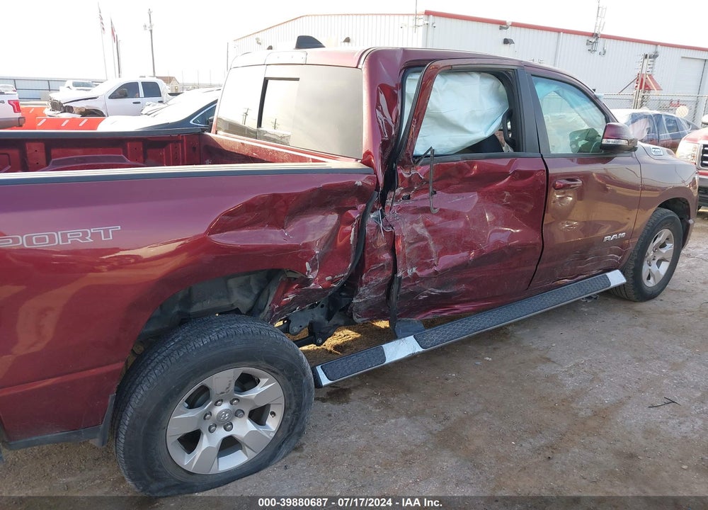 2022 RAM 1500 LONE STAR 4X2 5'7 BOX VIN: 1C6RREFT2NN276953