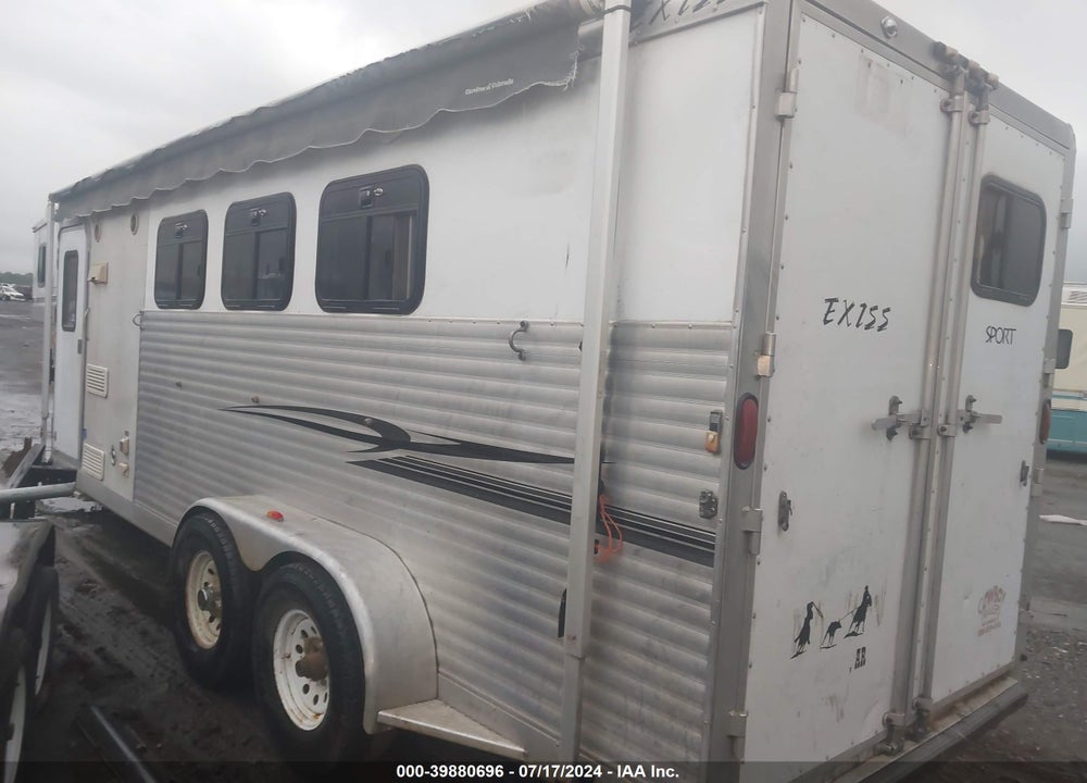 2004 EXXISS ALUMINUM TRAILERS --- VIN: 4LAAH222045027887