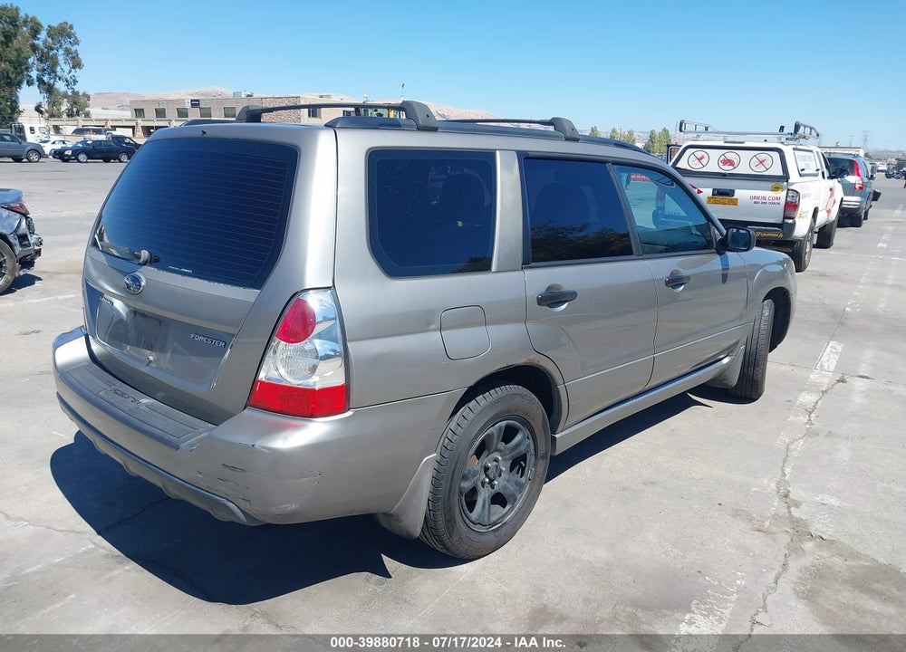 2006 SUBARU FORESTER 2.5X VIN: JF1SG63606H708949
