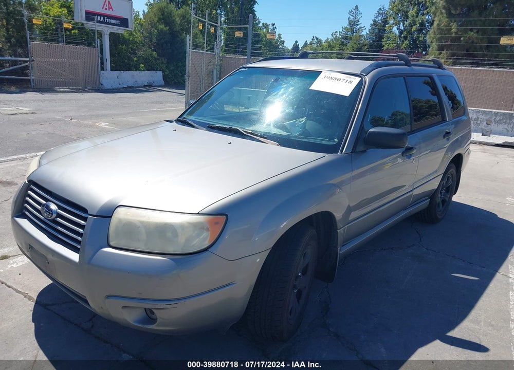 2006 SUBARU FORESTER 2.5X VIN: JF1SG63606H708949