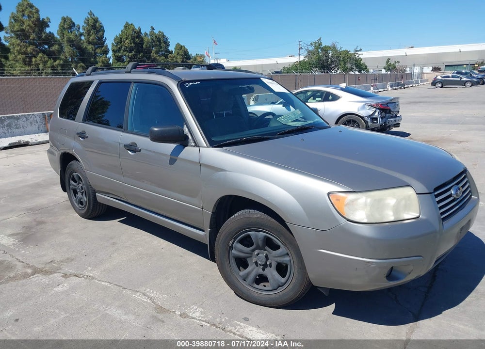 2006 SUBARU FORESTER 2.5X VIN: JF1SG63606H708949