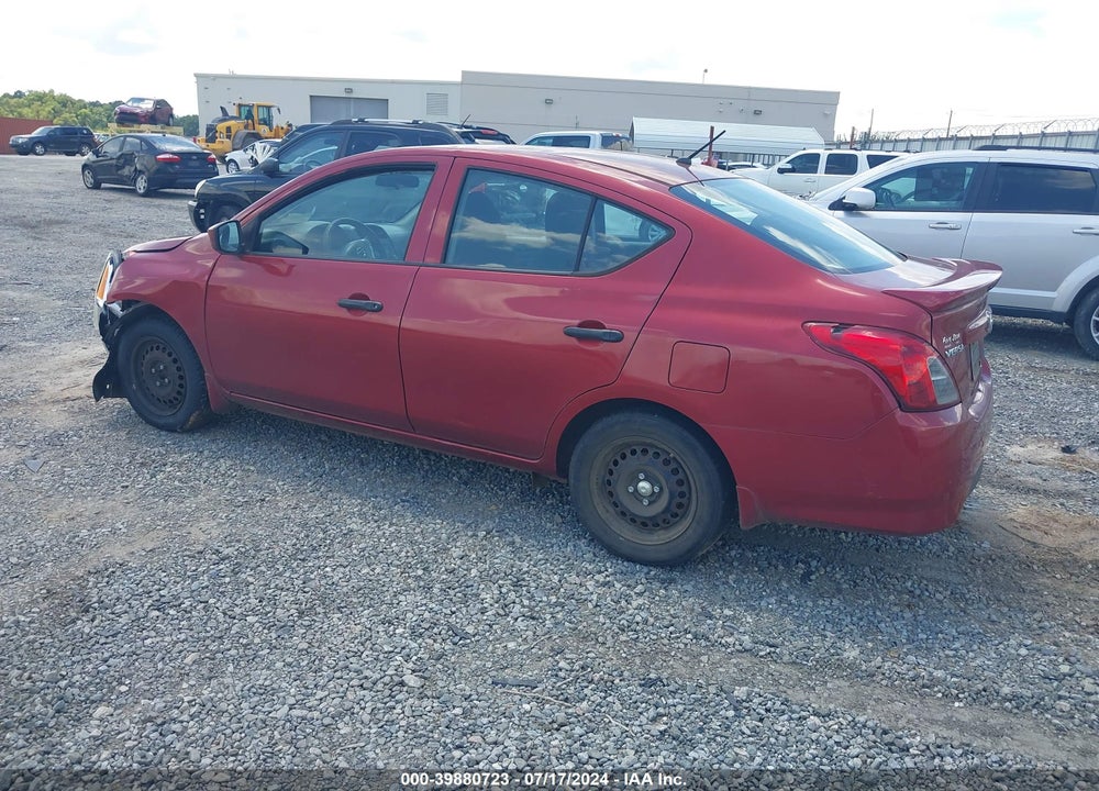 2016 NISSAN VERSA 1.6 S+ VIN: 3N1CN7AP9GL859669