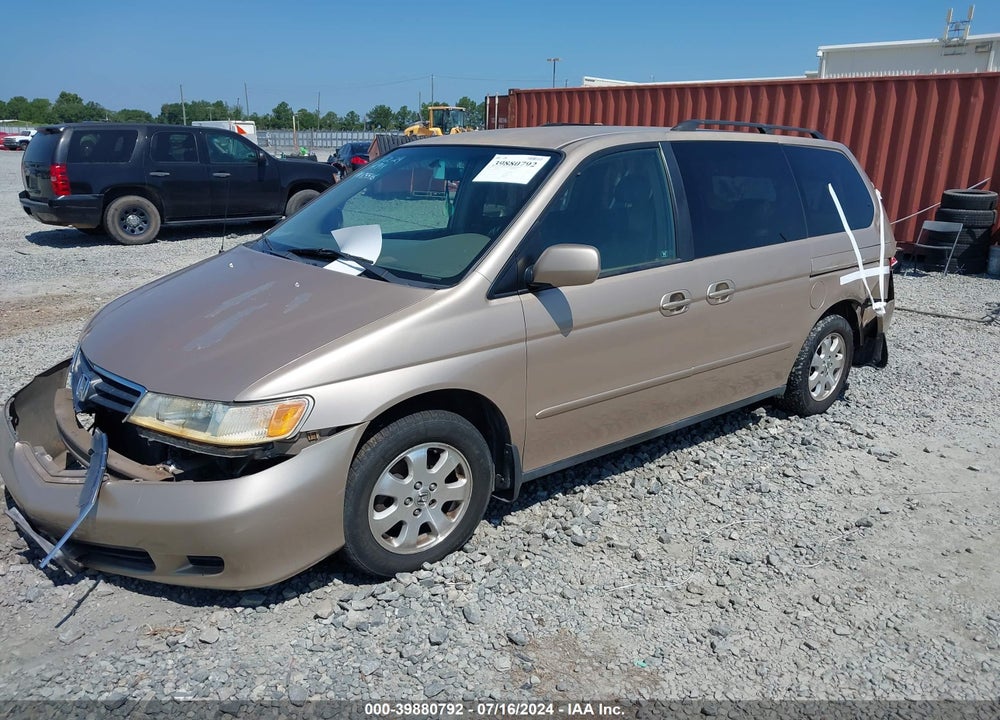 2002 HONDA ODYSSEY EX-L VIN: 2HKRL18922H585516