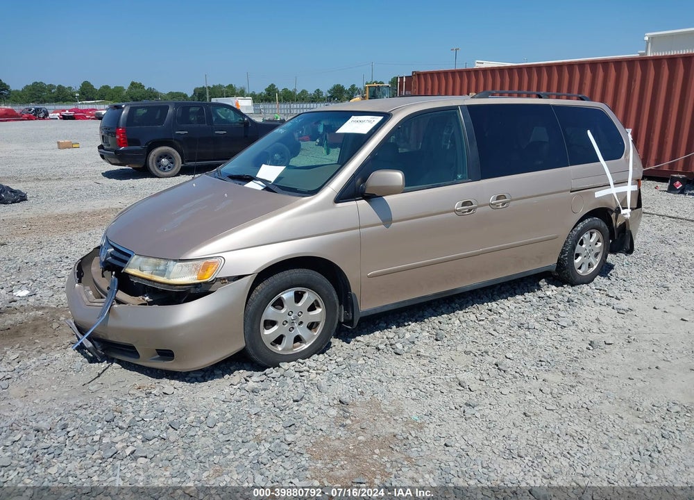 2002 HONDA ODYSSEY EX-L VIN: 2HKRL18922H585516