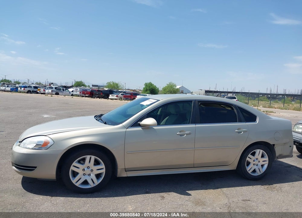 2012 CHEVROLET IMPALA LT VIN: 2G1WG5E39C1325642