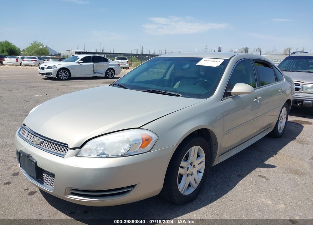 2012 CHEVROLET IMPALA LT VIN: 2G1WG5E39C1325642