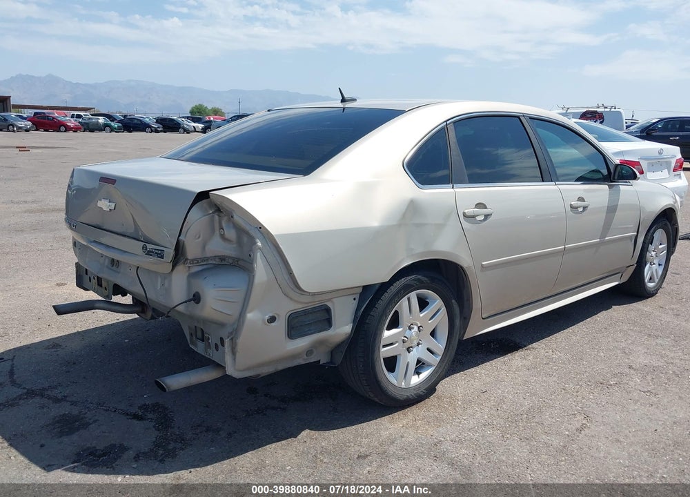2012 CHEVROLET IMPALA LT VIN: 2G1WG5E39C1325642
