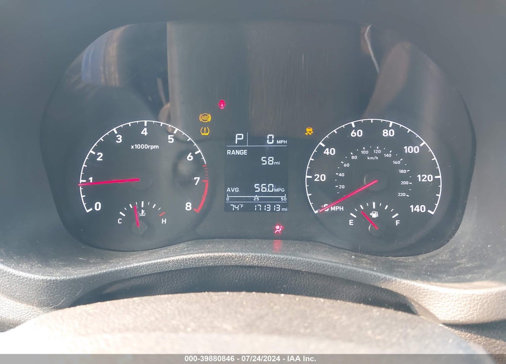 2019 HYUNDAI ACCENT SE VIN: 3KPC24A32KE060265