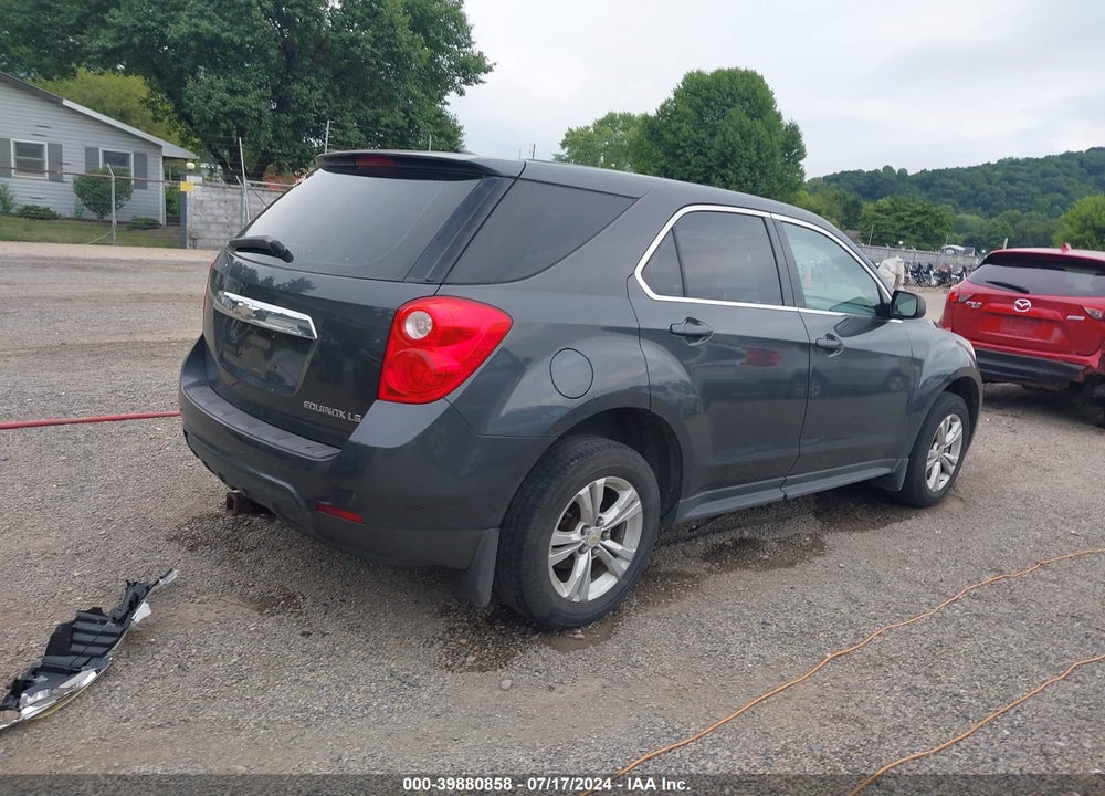 2010 CHEVROLET EQUINOX LS VIN: 2CNALBEW6A6292956