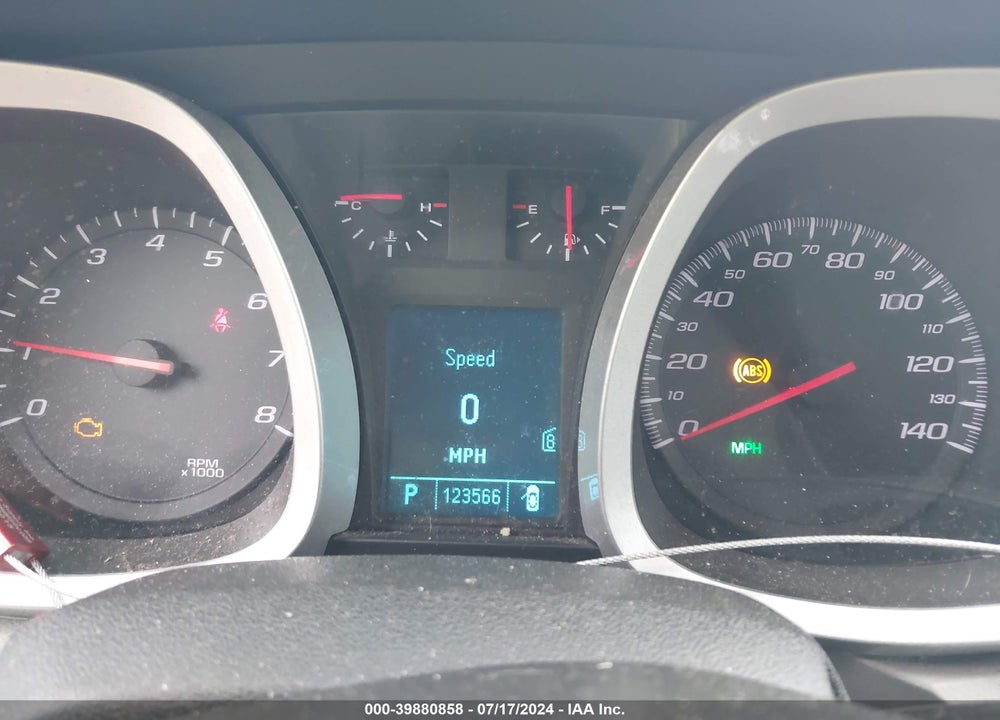 2010 CHEVROLET EQUINOX LS VIN: 2CNALBEW6A6292956