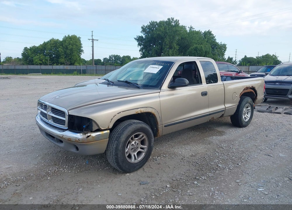 2004 DODGE DAKOTA SLT VIN: 1D7GL42K24S527906