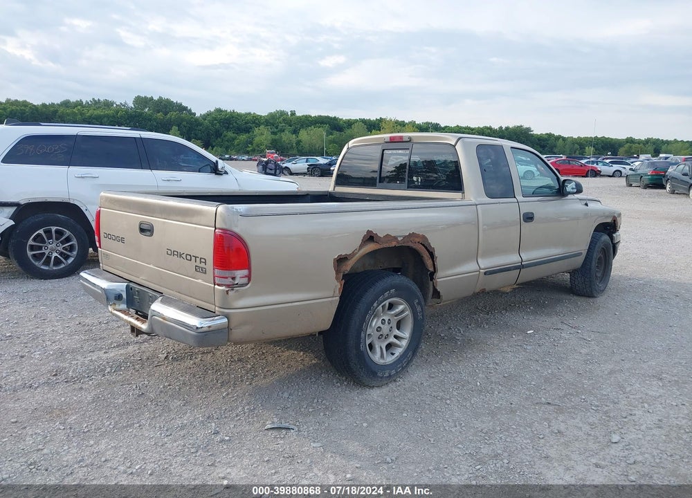 2004 DODGE DAKOTA SLT VIN: 1D7GL42K24S527906