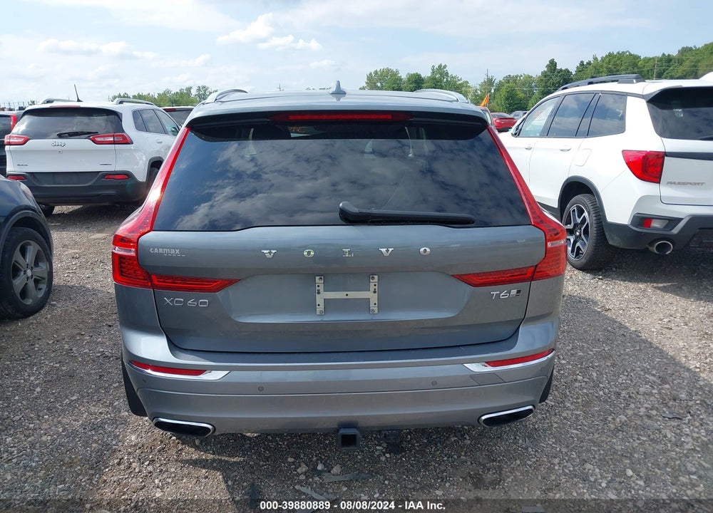 2018 VOLVO XC60 T6 INSCRIPTION VIN: LYVA22RL0JB117590