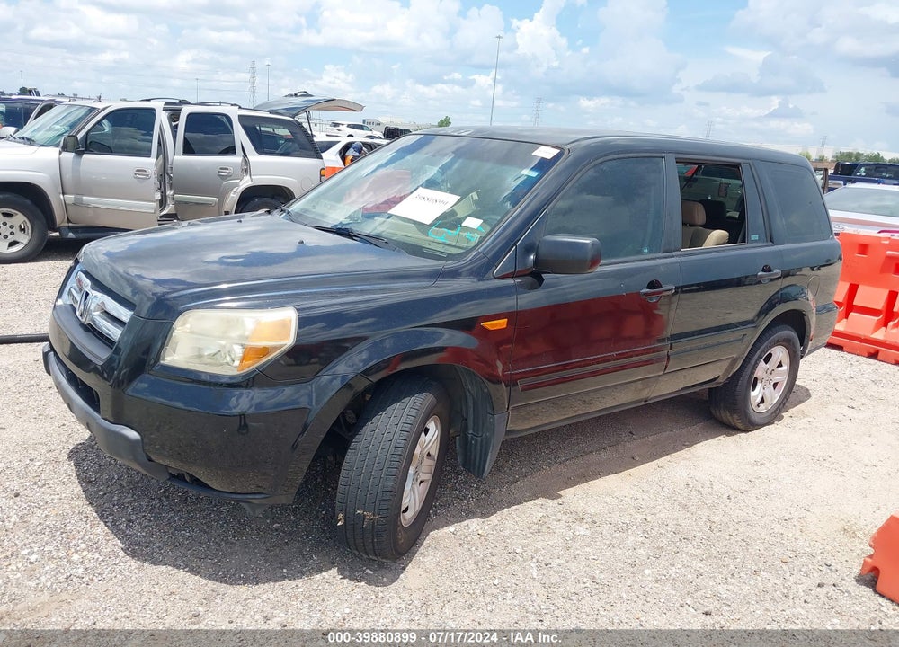 2007 HONDA PILOT LX VIN: 5FNYF28137B013962