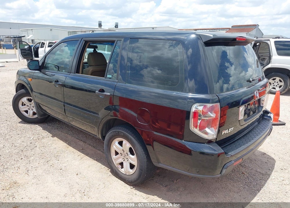 2007 HONDA PILOT LX VIN: 5FNYF28137B013962