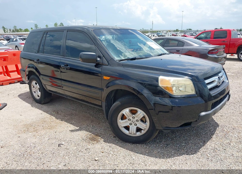 2007 HONDA PILOT LX VIN: 5FNYF28137B013962