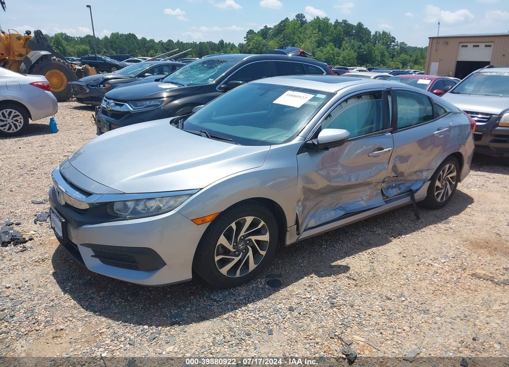 2017 HONDA CIVIC EX VIN: 19XFC2F78HE221883