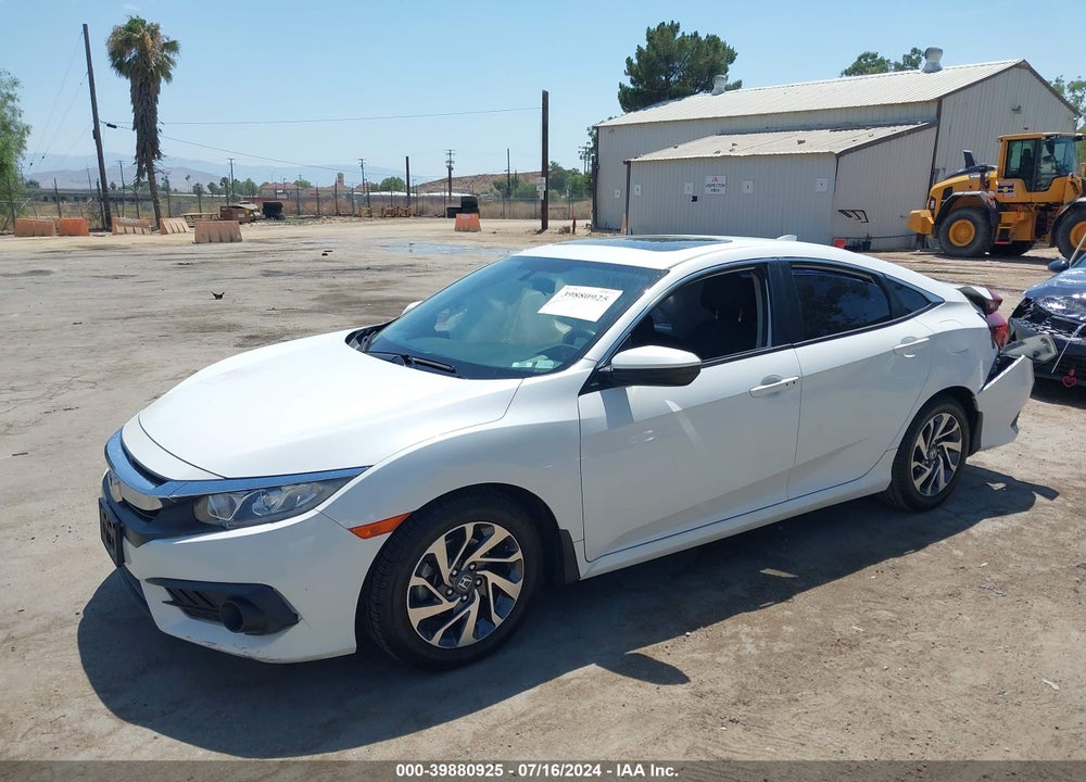 2018 HONDA CIVIC EX VIN: 2HGFC2F76JH517111