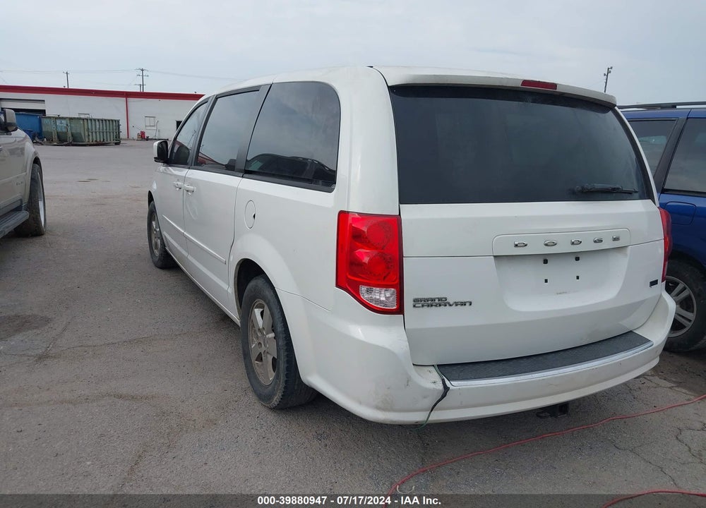 2012 DODGE GRAND CARAVAN SXT VIN: 2C4RDGCG5CR204848