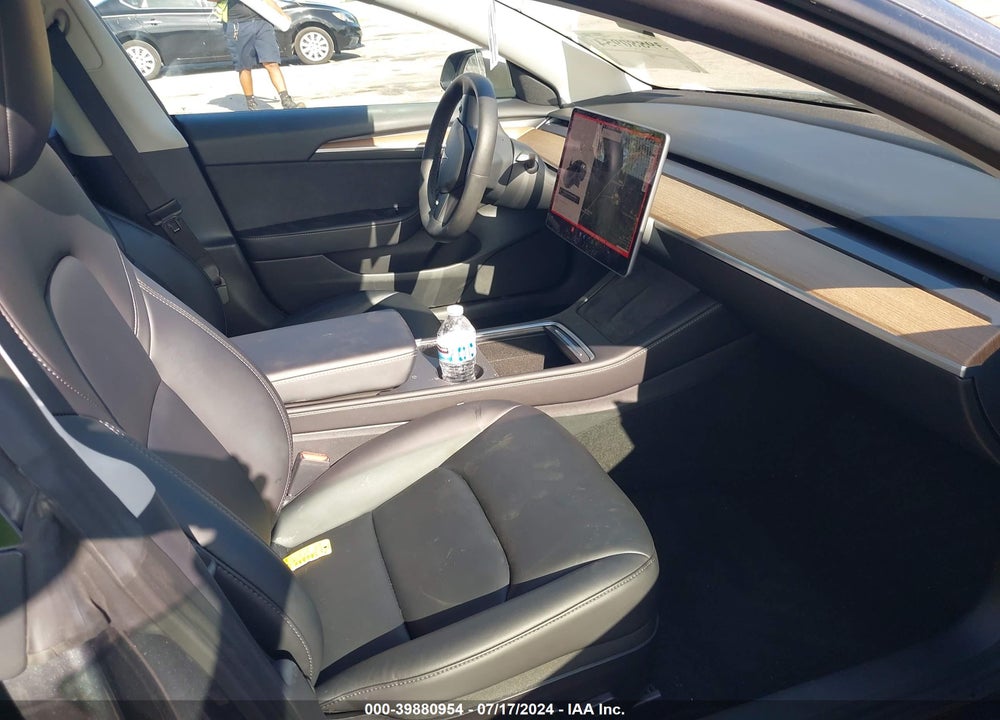 2021 TESLA MODEL 3 STANDARD RANGE PLUS REAR-WHEEL DRIVE VIN: 5YJ3E1EA1MF096167