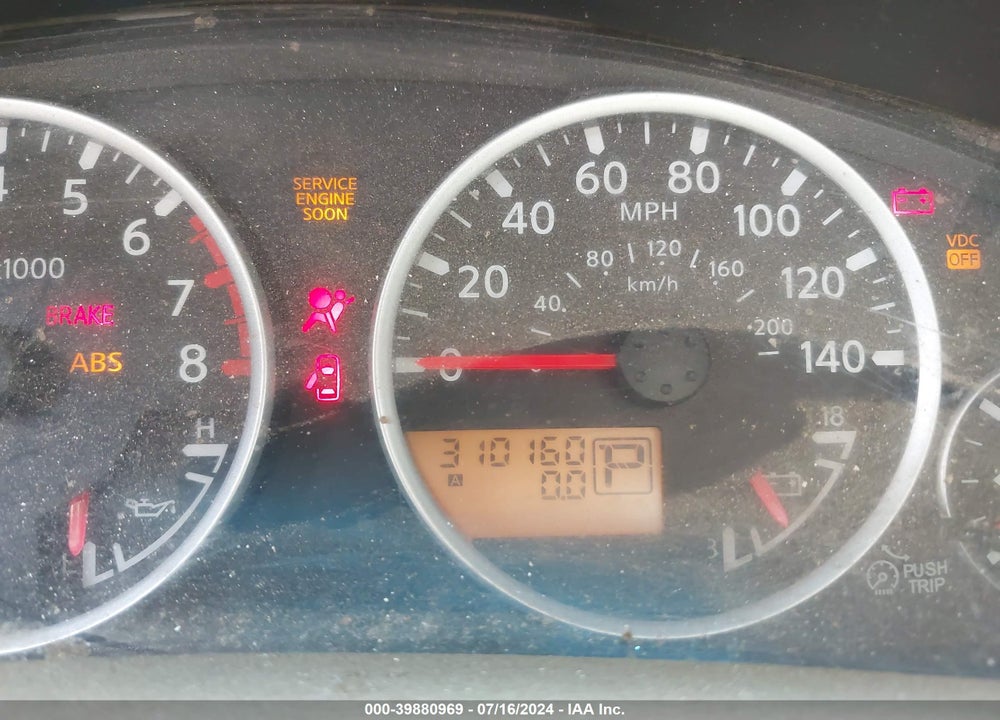 2007 NISSAN PATHFINDER SE VIN: 5N1AR18U97C631616