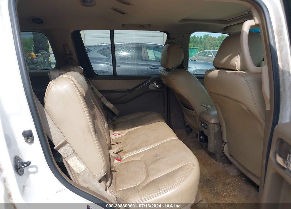 2007 NISSAN PATHFINDER SE VIN: 5N1AR18U97C631616
