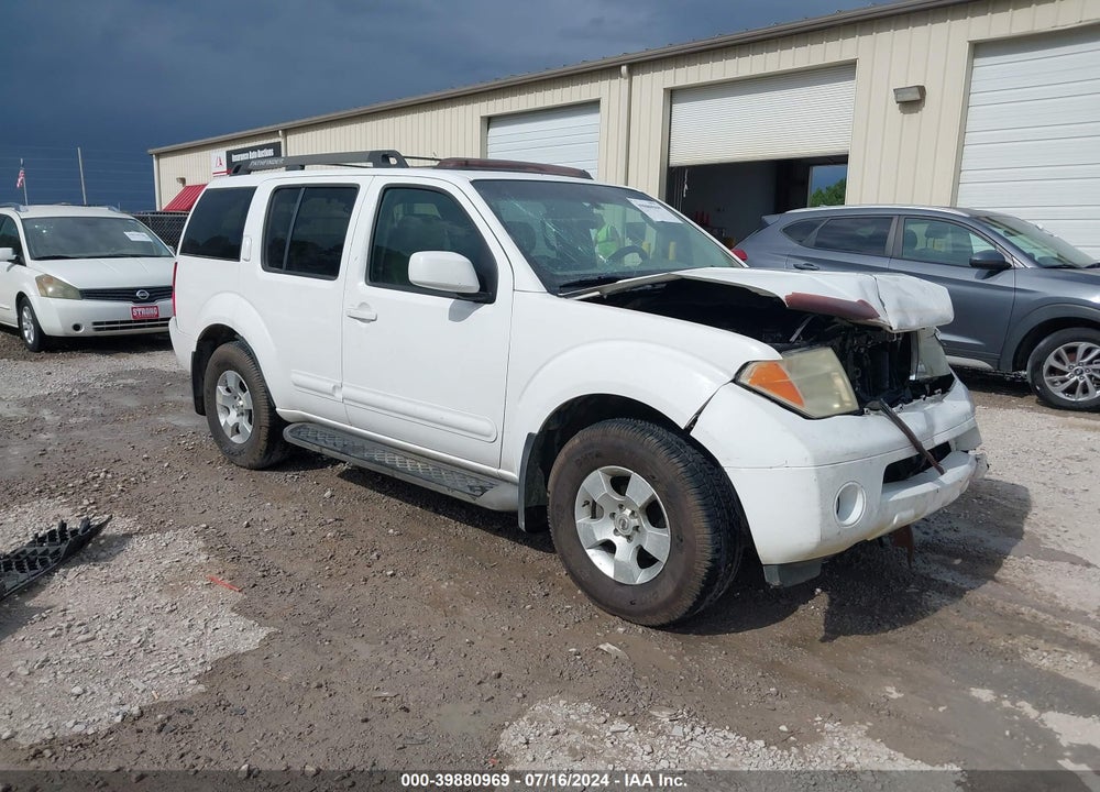 2007 NISSAN PATHFINDER SE VIN: 5N1AR18U97C631616