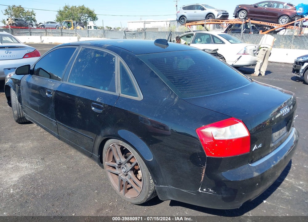 2004 AUDI A4 1.8T VIN: WAULC68E94A142416