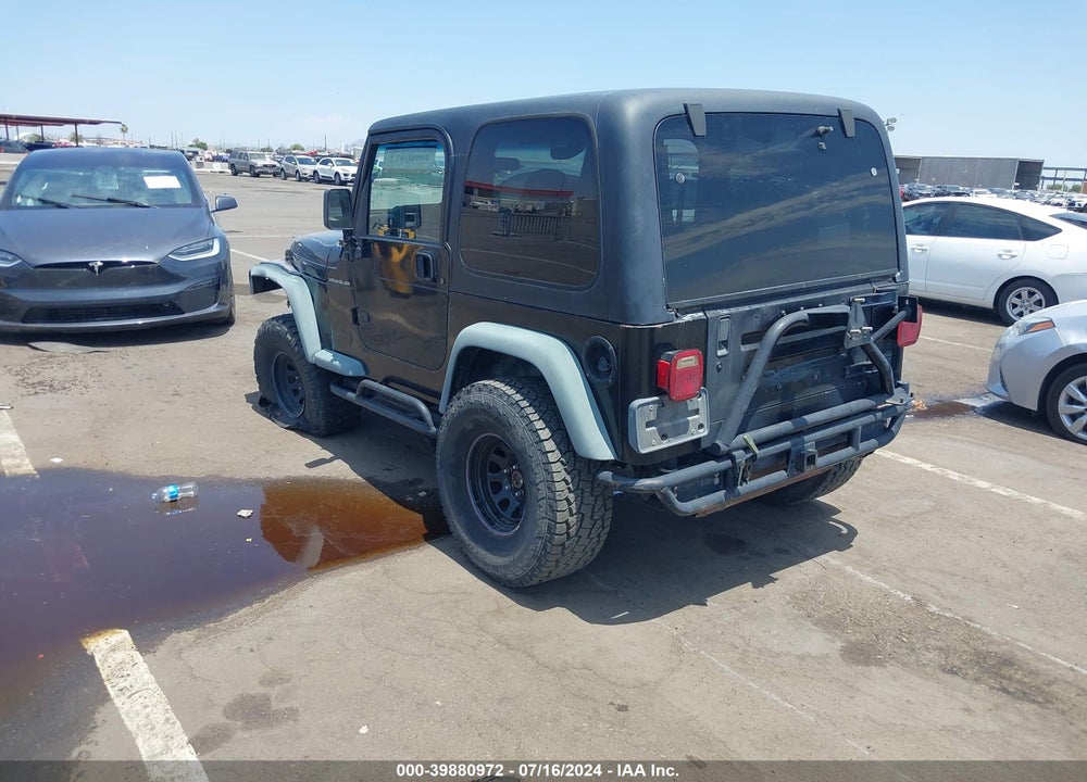 1998 JEEP WRANGLER SPORT VIN: 1J4FY19S6WP730258
