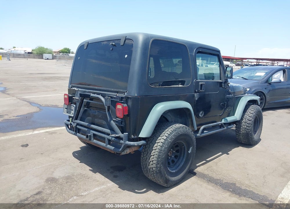 1998 JEEP WRANGLER SPORT VIN: 1J4FY19S6WP730258