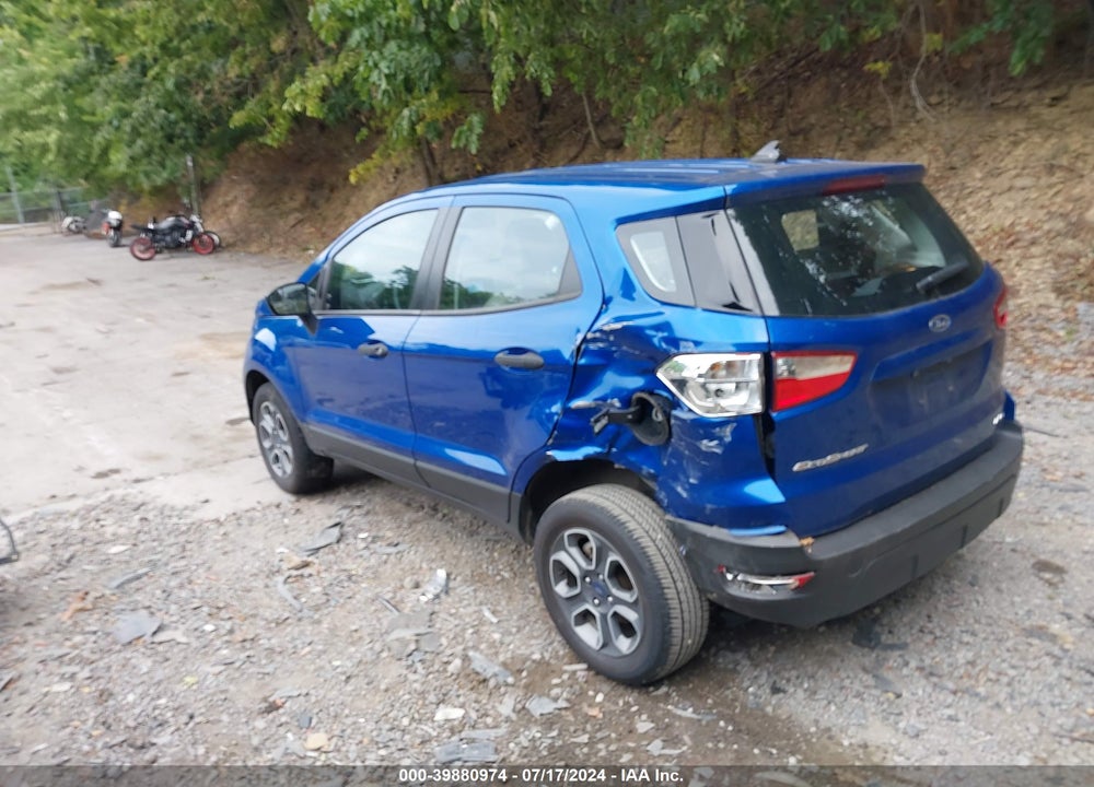 2022 FORD ECOSPORT S VIN: MAJ6S3FL0NC469110