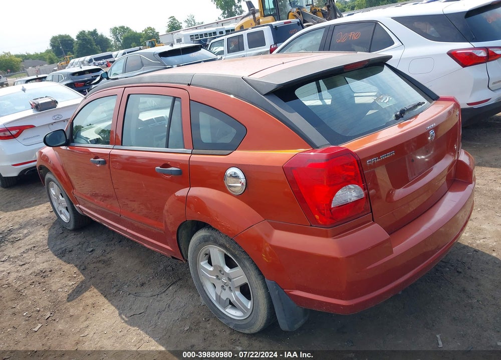 2008 DODGE CALIBER SXT VIN: 1B3HB48BX8D504281
