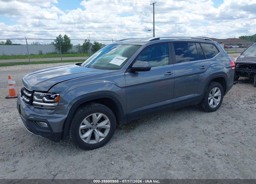 2019 VOLKSWAGEN ATLAS 3.6L V6 SE VIN: 1V2LR2CA0KC543156