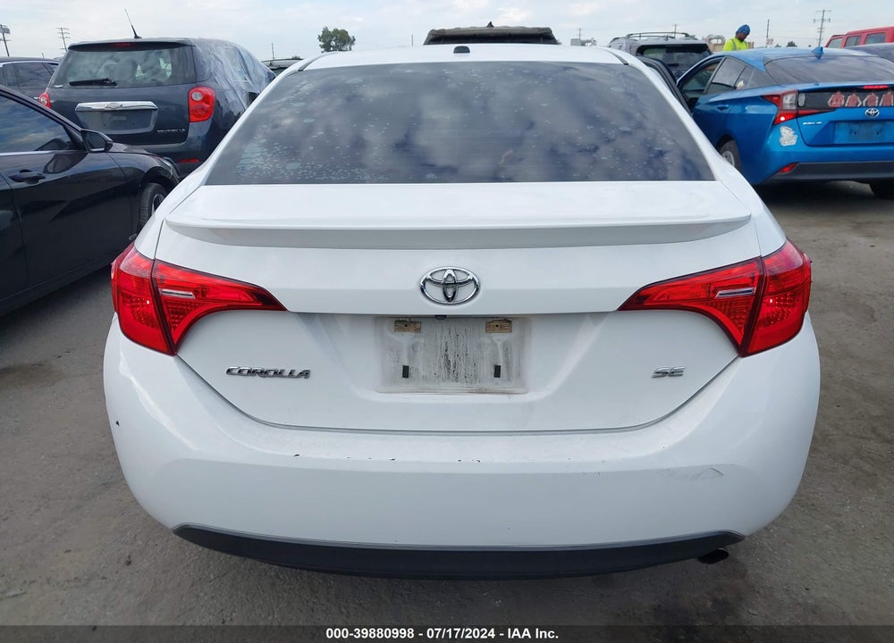 2017 TOYOTA COROLLA SE VIN: 5YFBURHE5HP612827