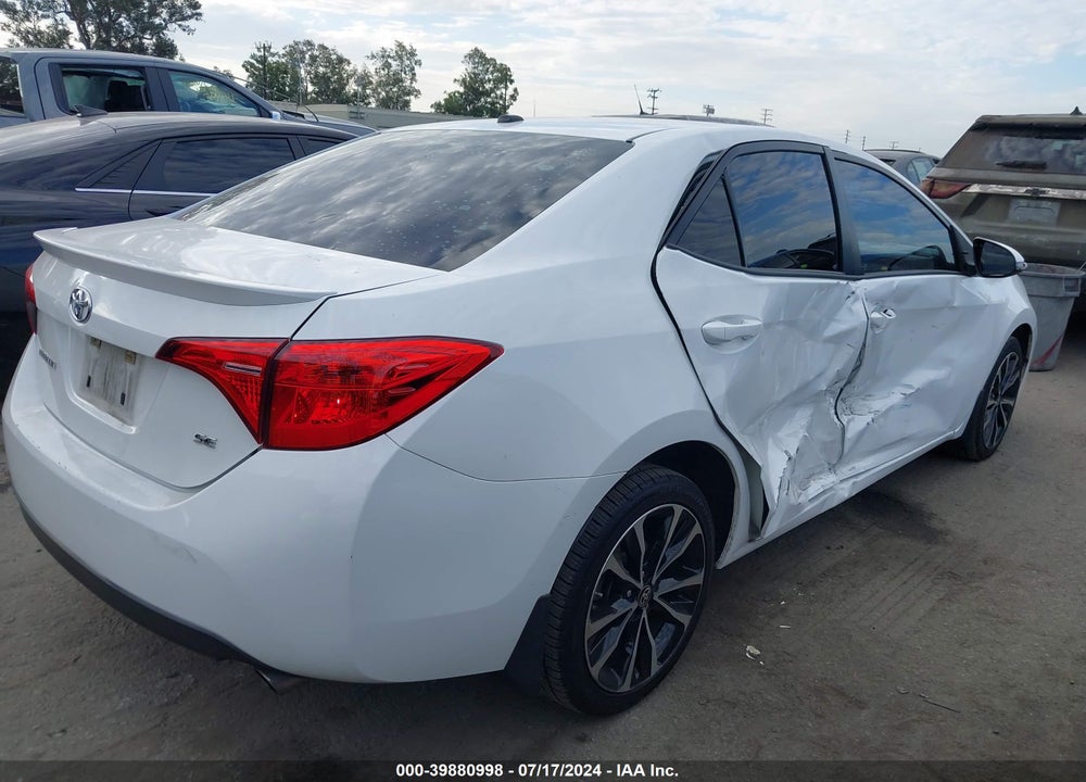 2017 TOYOTA COROLLA SE VIN: 5YFBURHE5HP612827